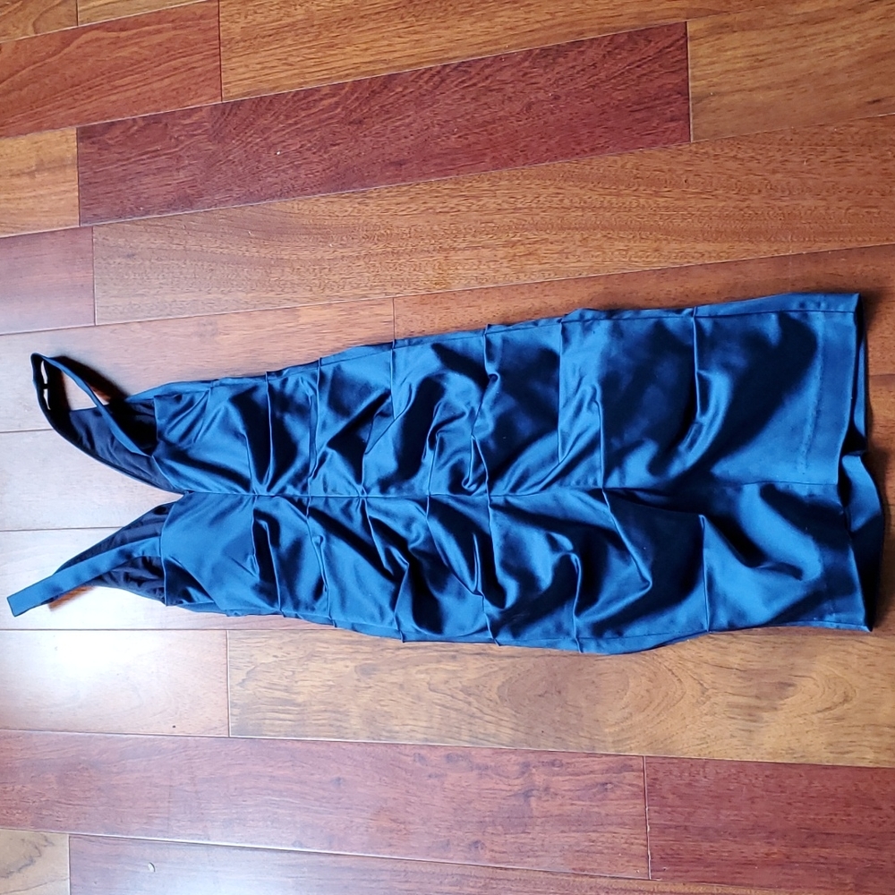 Nicole Miller shimmery blue cocktail dress - Picture 3 of 3